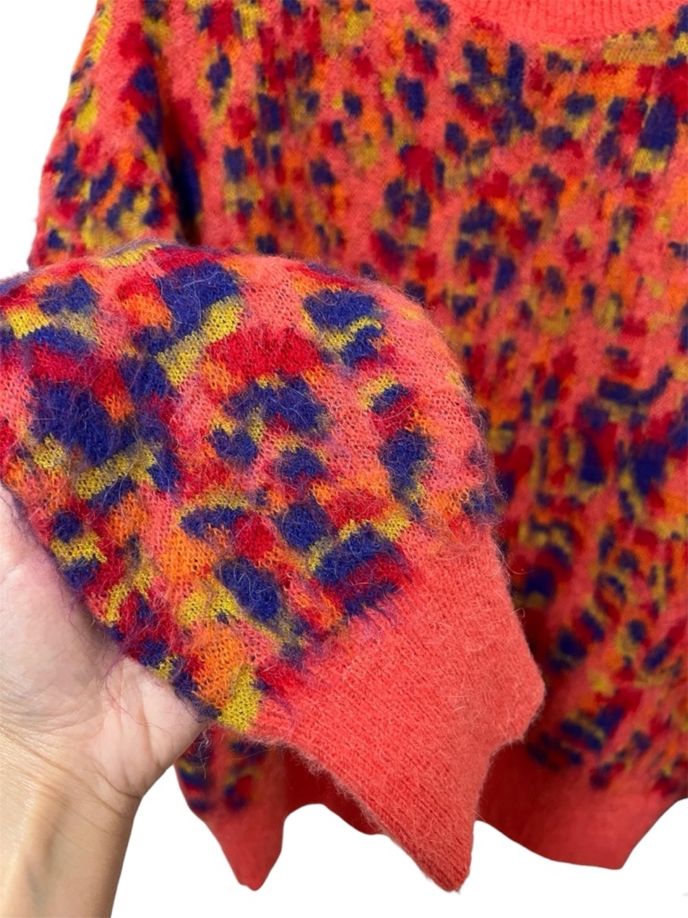 Anthropologie Maeve Holly Knit Mock Neck Sweater M - Picture 3 of 7